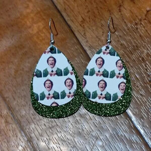 Elf Christmas earrings